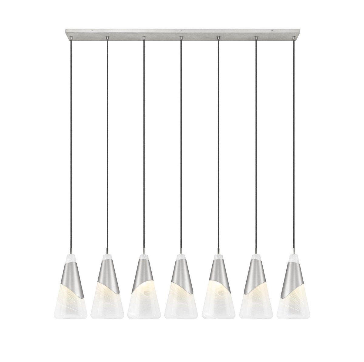Suspension linéaire Aimie - Or moderne 7" 7 by Z-Lite | Luminaires & cie