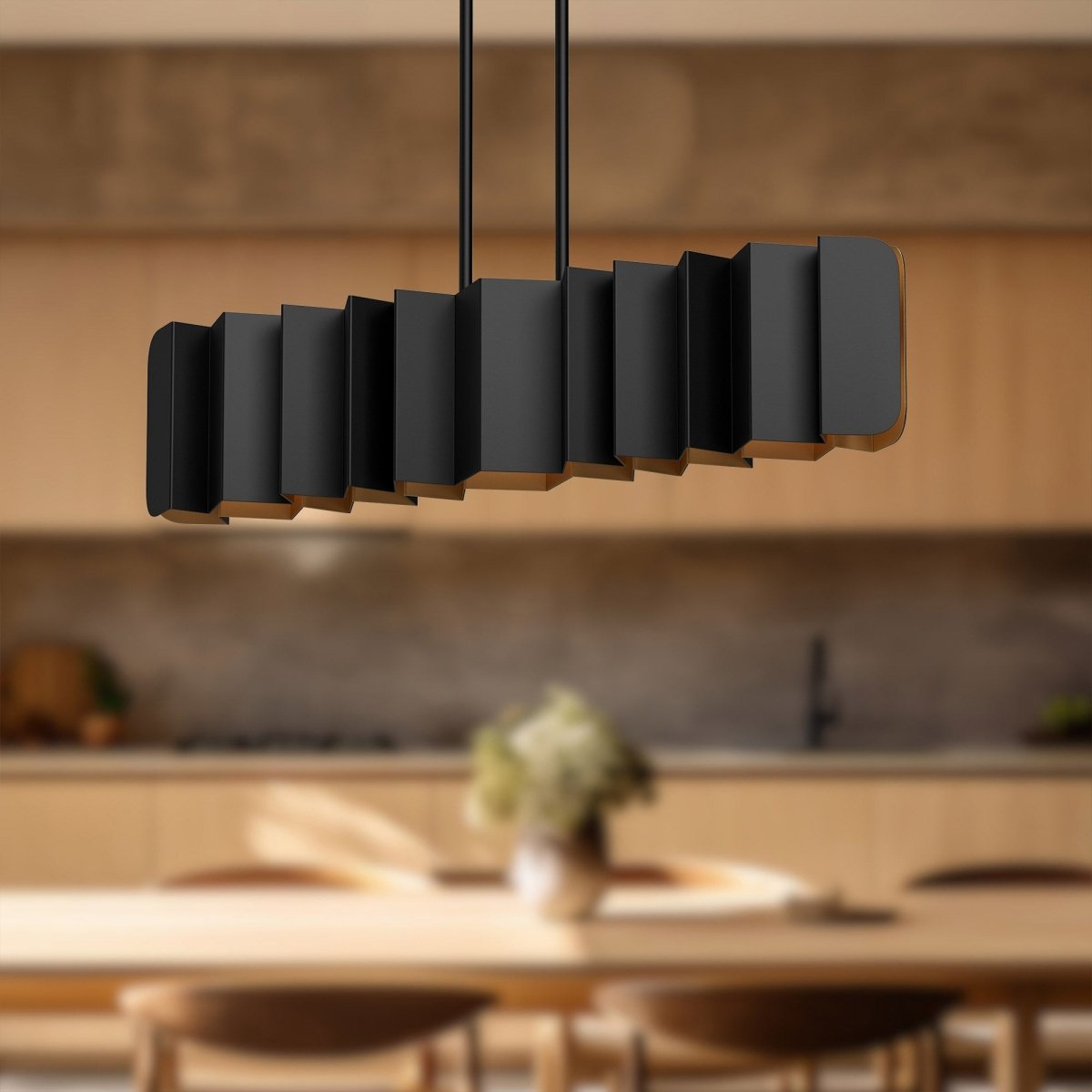 Suspension linéaire Akira - by Kuzco Lighting | Luminaires & cie