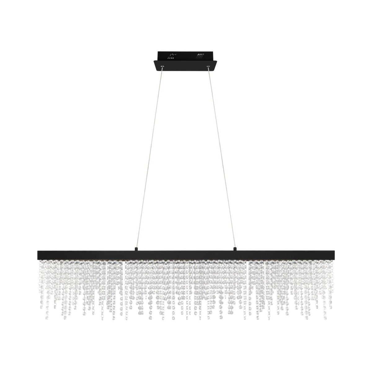 Suspension linéaire Antelao - Noir 2" by Eglo | Luminaires & cie