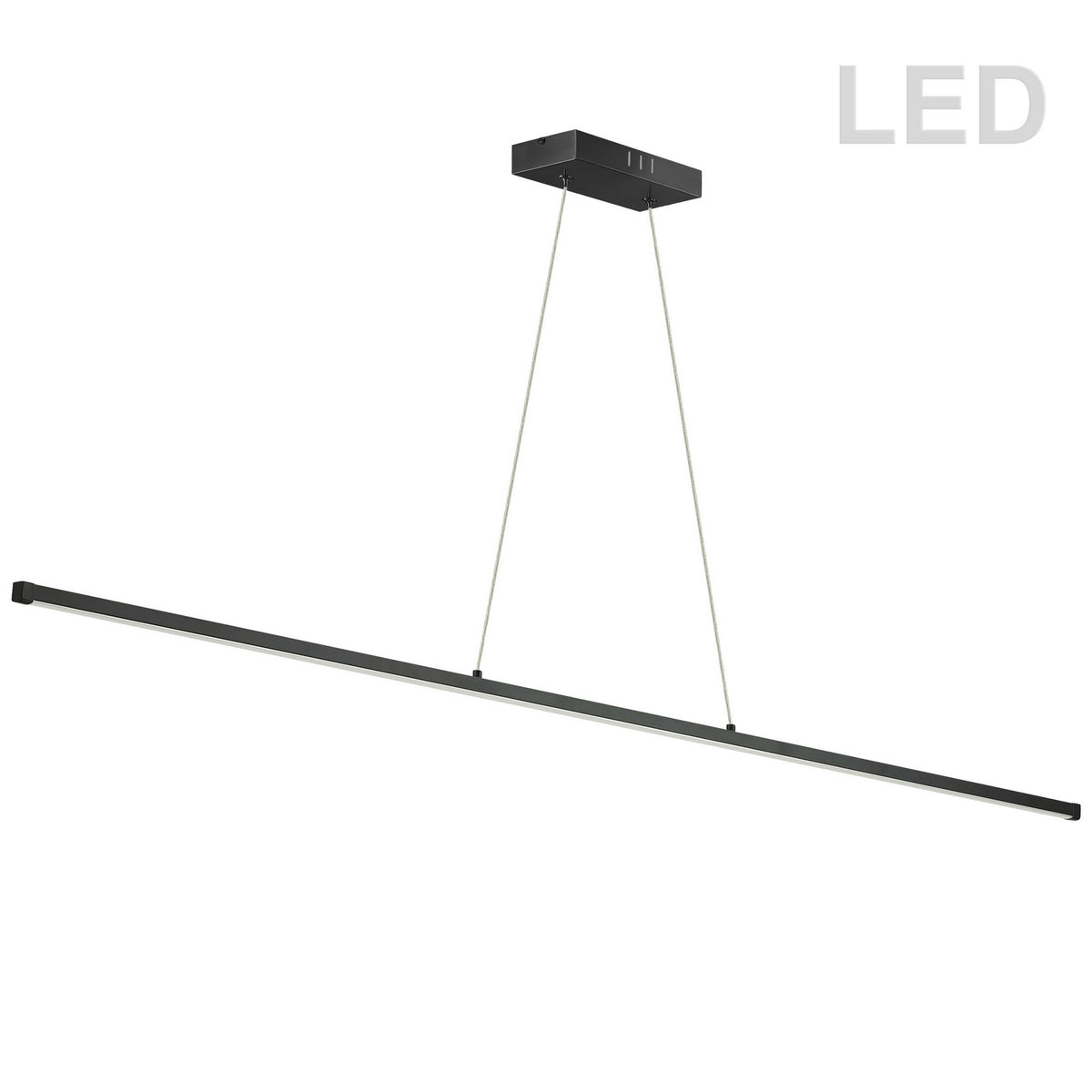 Suspension linéaire Array 48", Noir / Noir mat – Dainolite