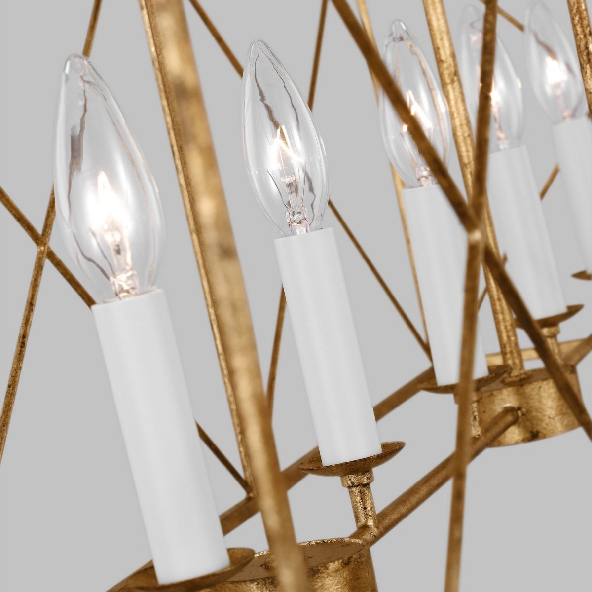 Suspension linéaire Beatrix - Fer vieilli by Visual Comfort Studio | Luminaires & cie