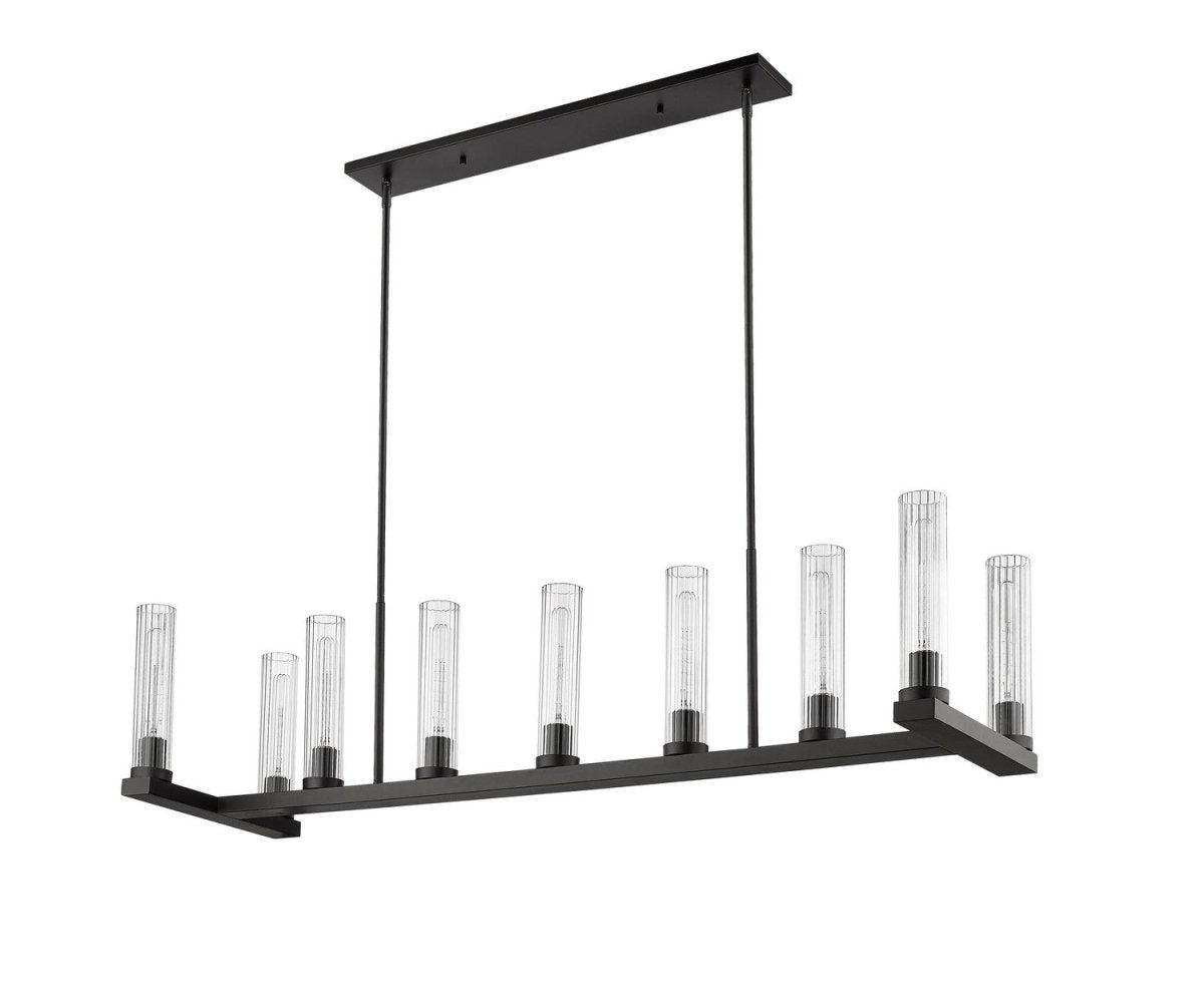 Suspension linéaire Beau - Laiton frotté 9 by Z-Lite | Luminaires & cie