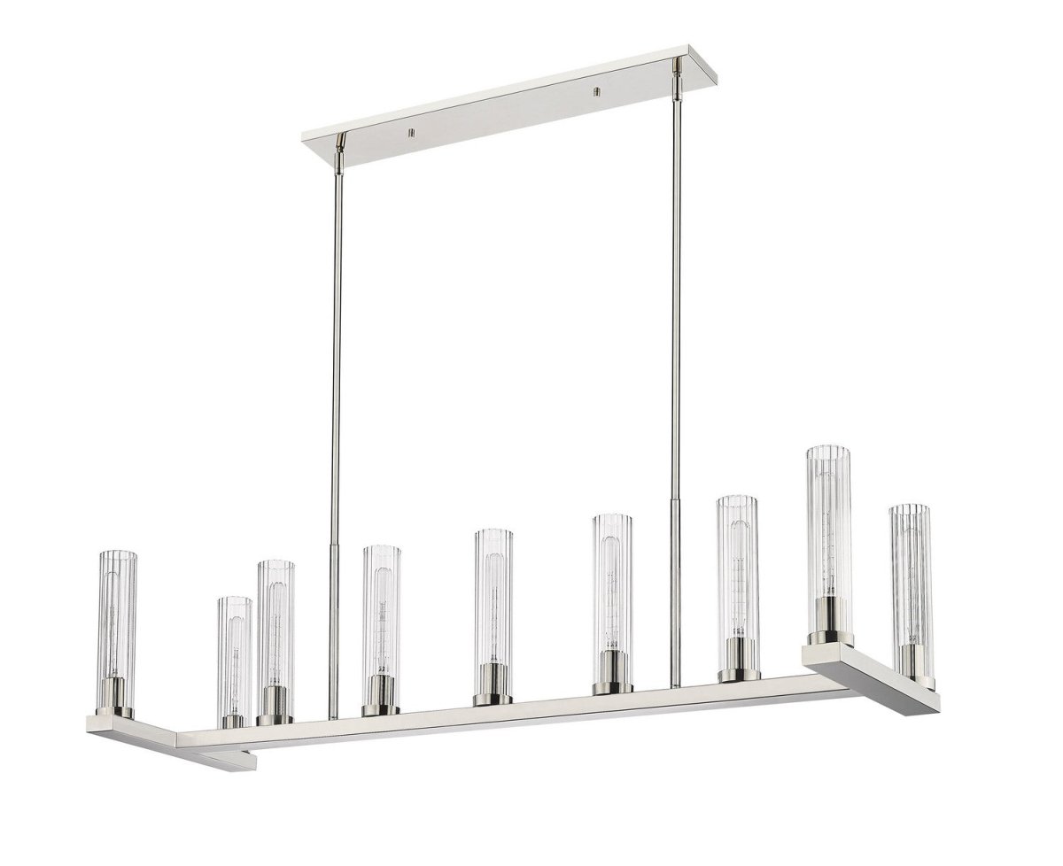 Suspension linéaire Beau - Laiton frotté 9 by Z-Lite | Luminaires & cie