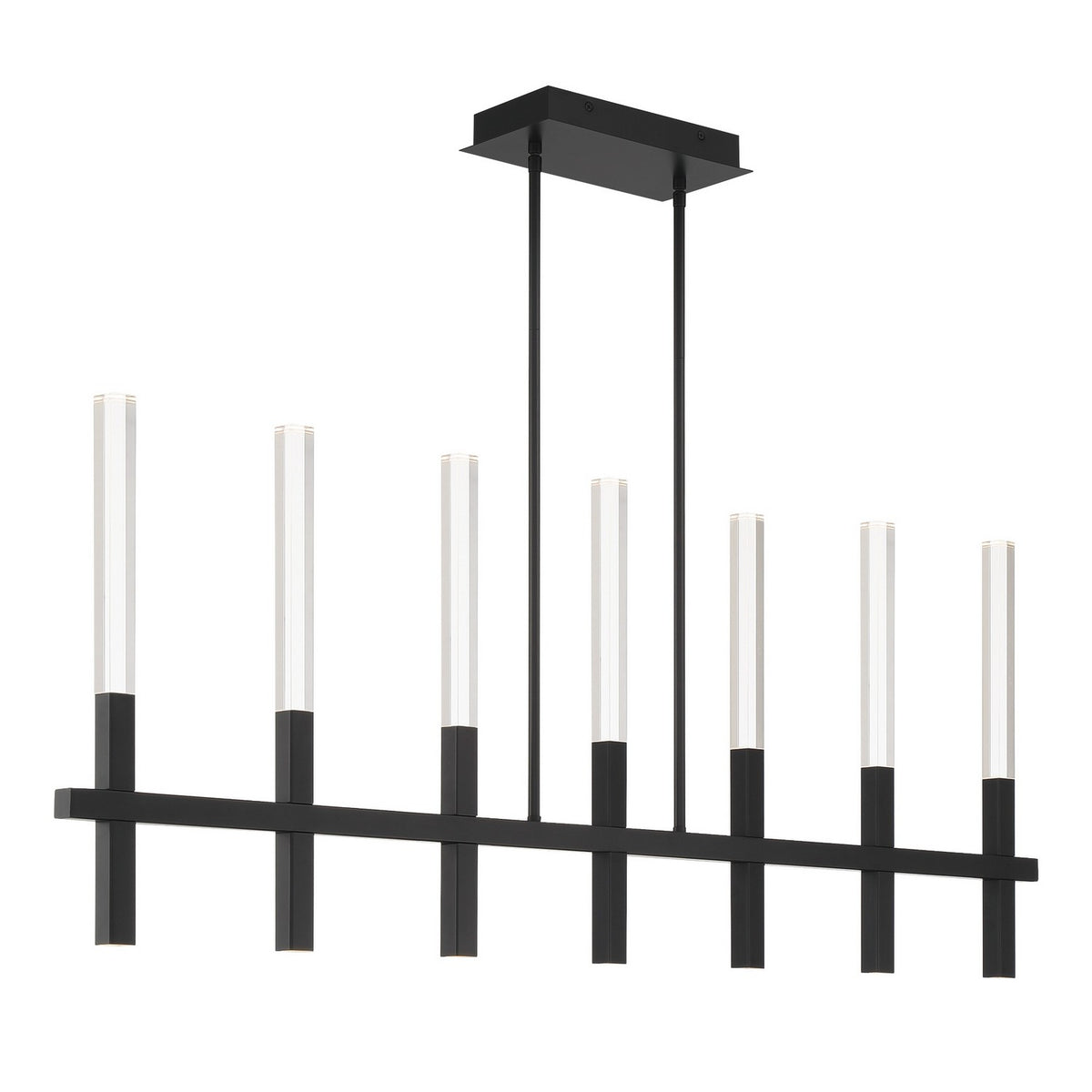 Suspension linéaire Benicio Noir mat – vue 2
