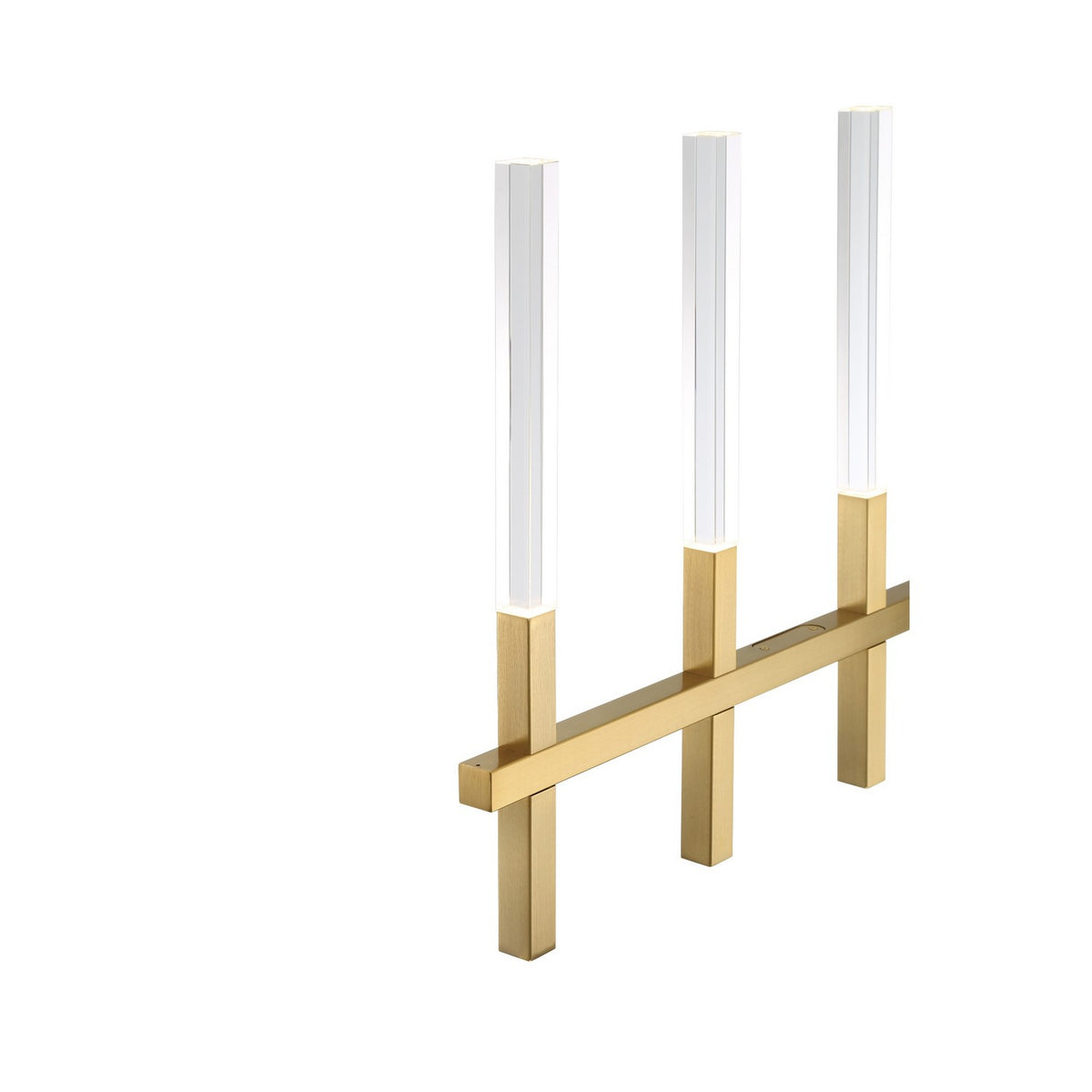 Suspension linéaire Benicio Or brossé – vue 2