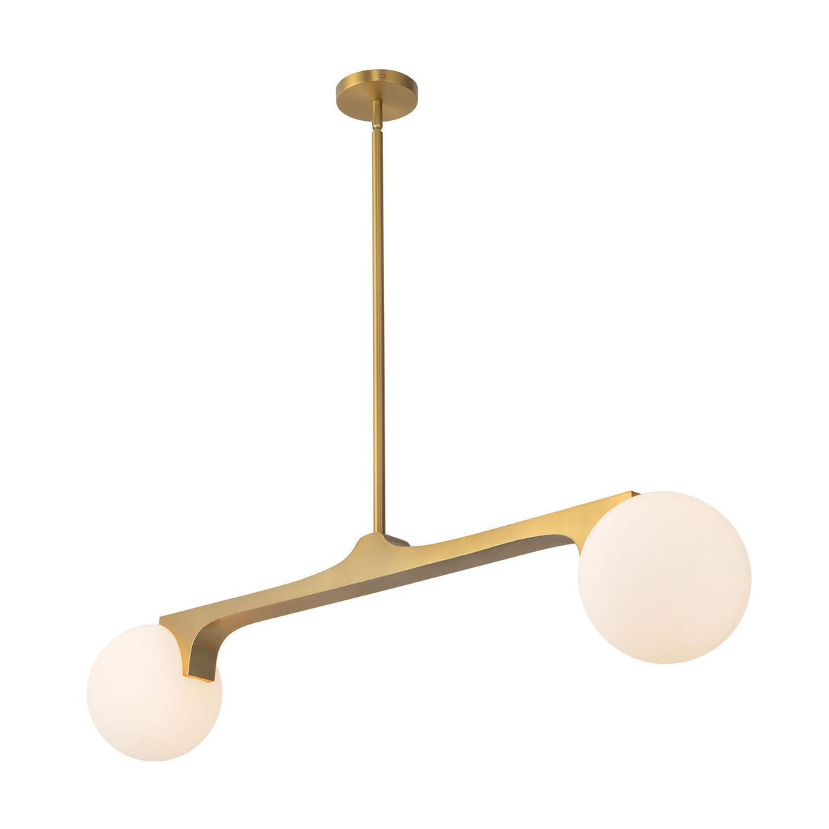 Suspension linéaire Briar Or brossé – vue 3