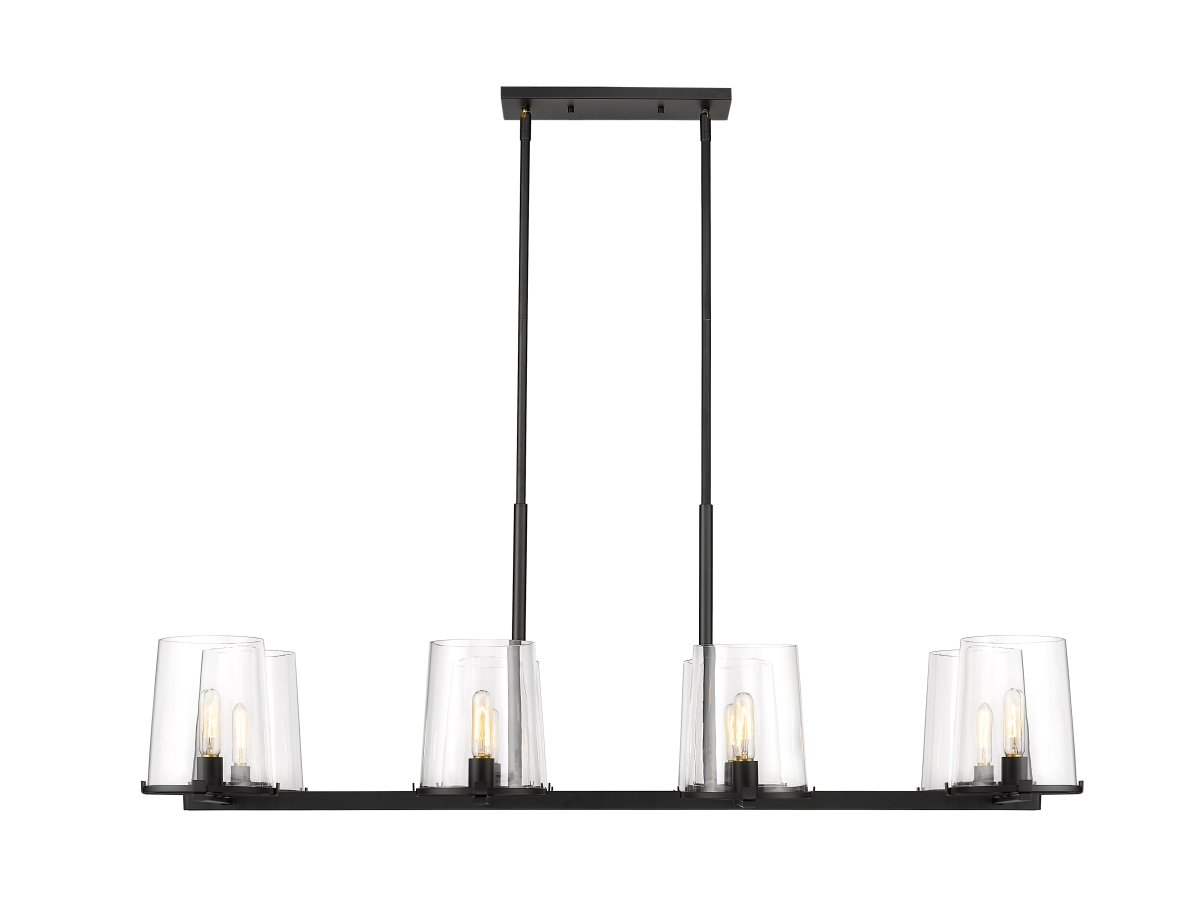 Suspension linéaire Callista - Laiton frotté 8 by Z-Lite | Luminaires & cie