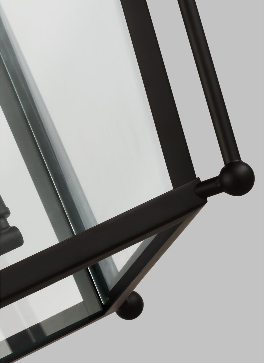 Suspension linéaire Charleston - Noir de minuit Ampoules DEL incluses by Visual Comfort Studio | Luminaires & cie