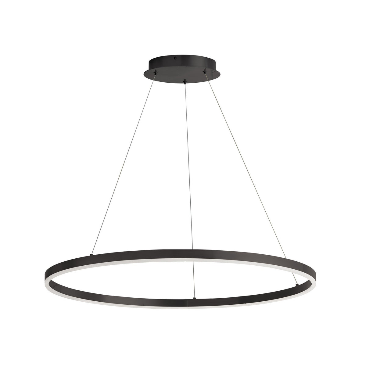 Suspension Circulo Noir mat, 32", 120-277V – Dainolite