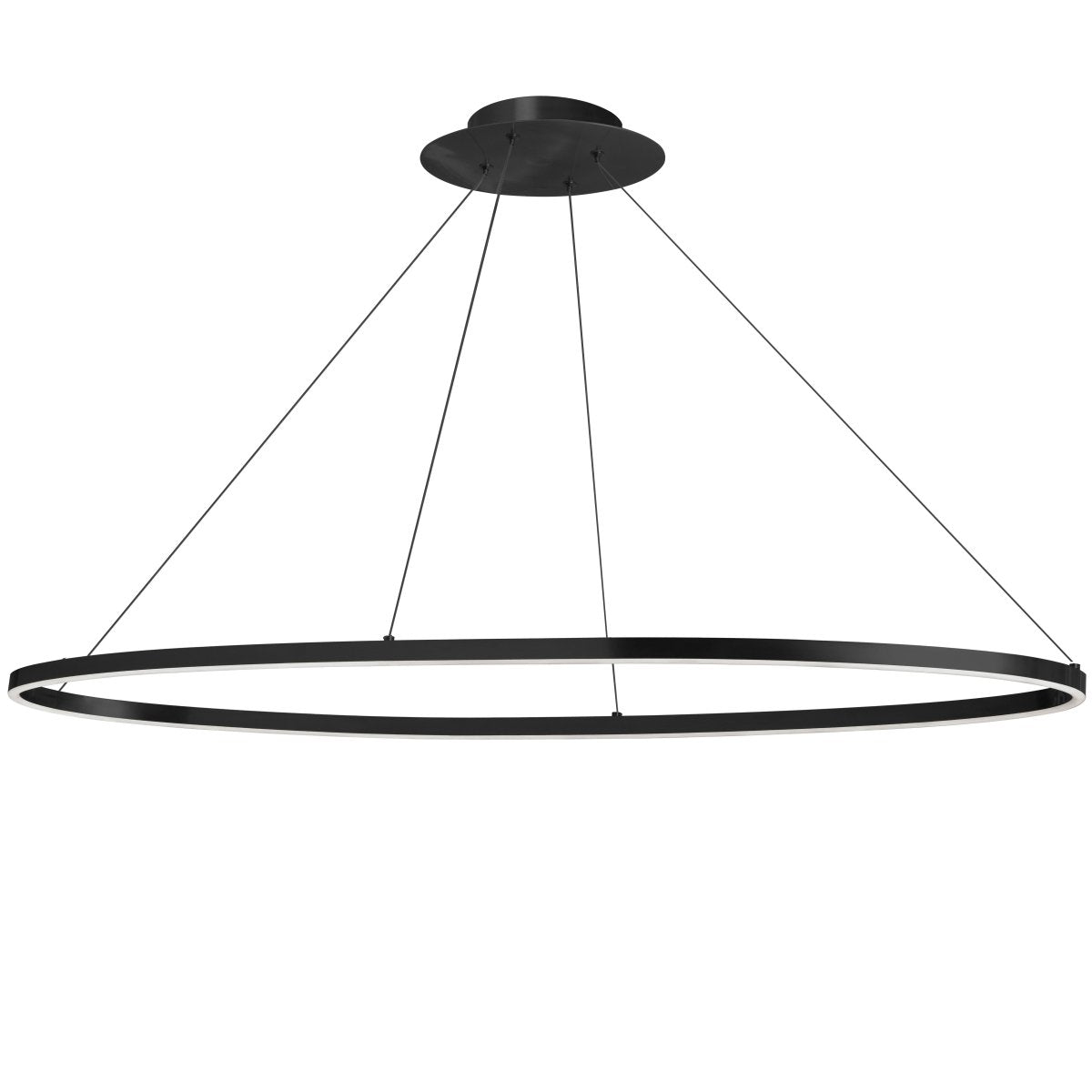 Suspension linéaire Circulo - Noir by Dainolite | Luminaires & cie