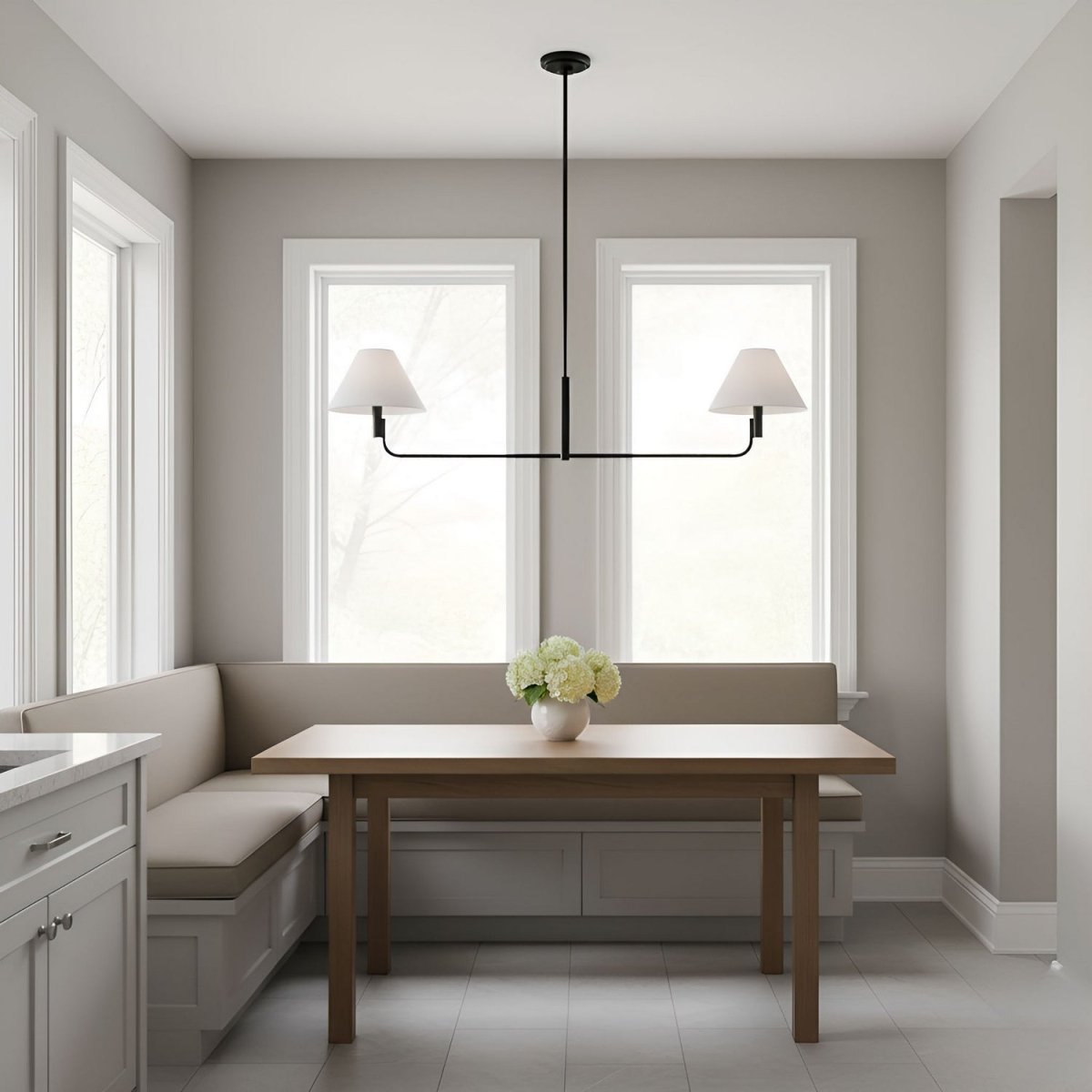 Suspension linéaire Colfax - Laiton bruni by Visual Comfort Studio | Luminaires & cie