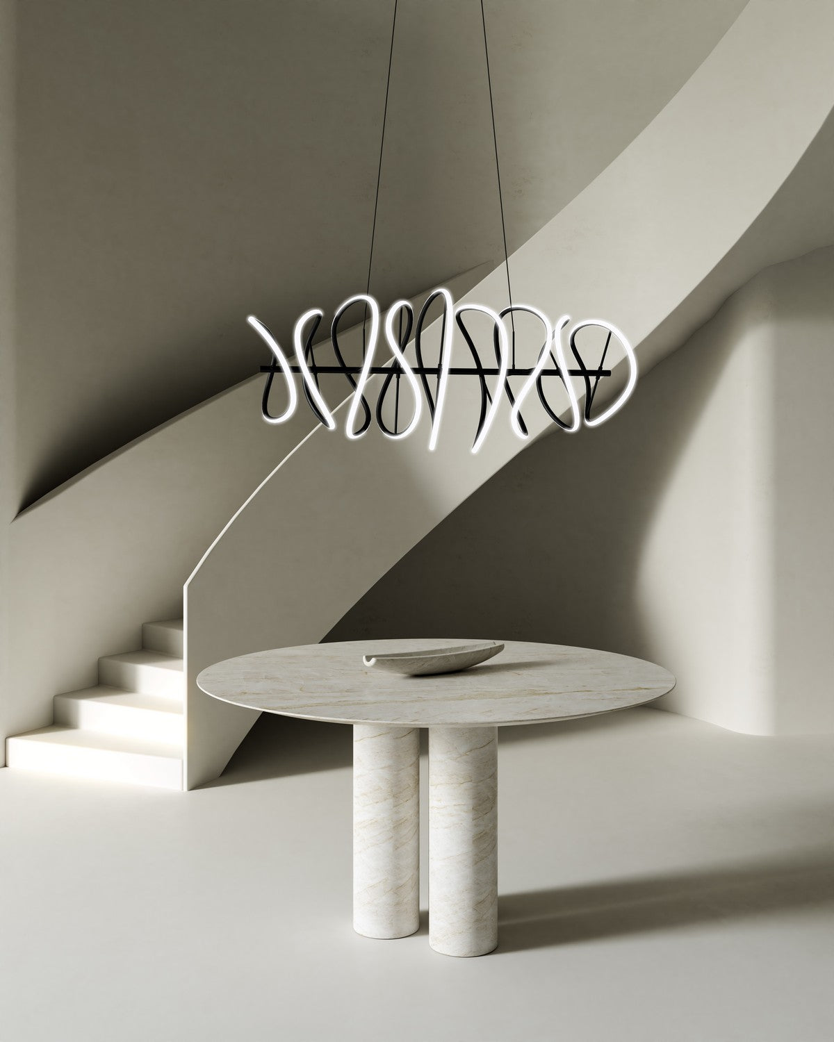 Suspension linéaire Collide – vue 3