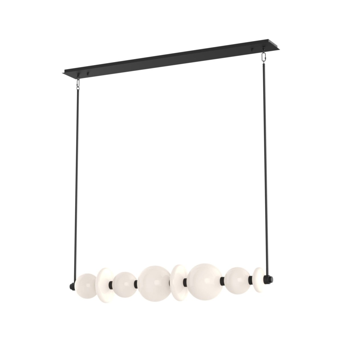 Suspension linéaire Corsair - Ébène by DVI Lighting | Luminaires & cie
