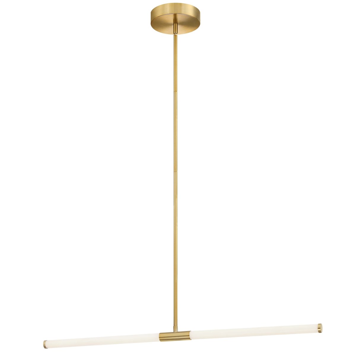 Suspension linéaire Corvette - Laiton vieilli by Dainolite | Luminaires & cie