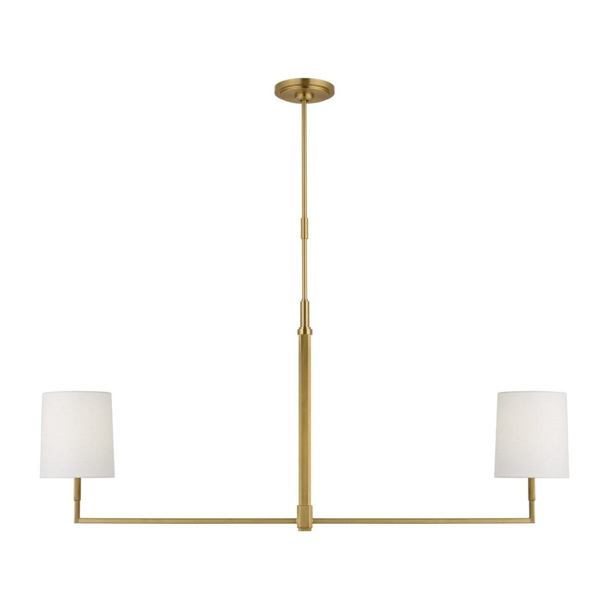 Suspension linéaire Danica - Laiton bruni by Visual Comfort Studio | Luminaires & cie