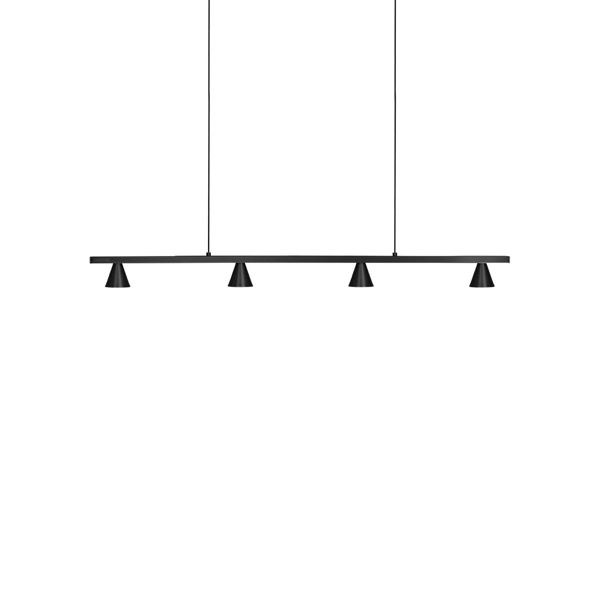 Suspension linéaire Dune Noir, 36 7/8" – Kuzco Lighting