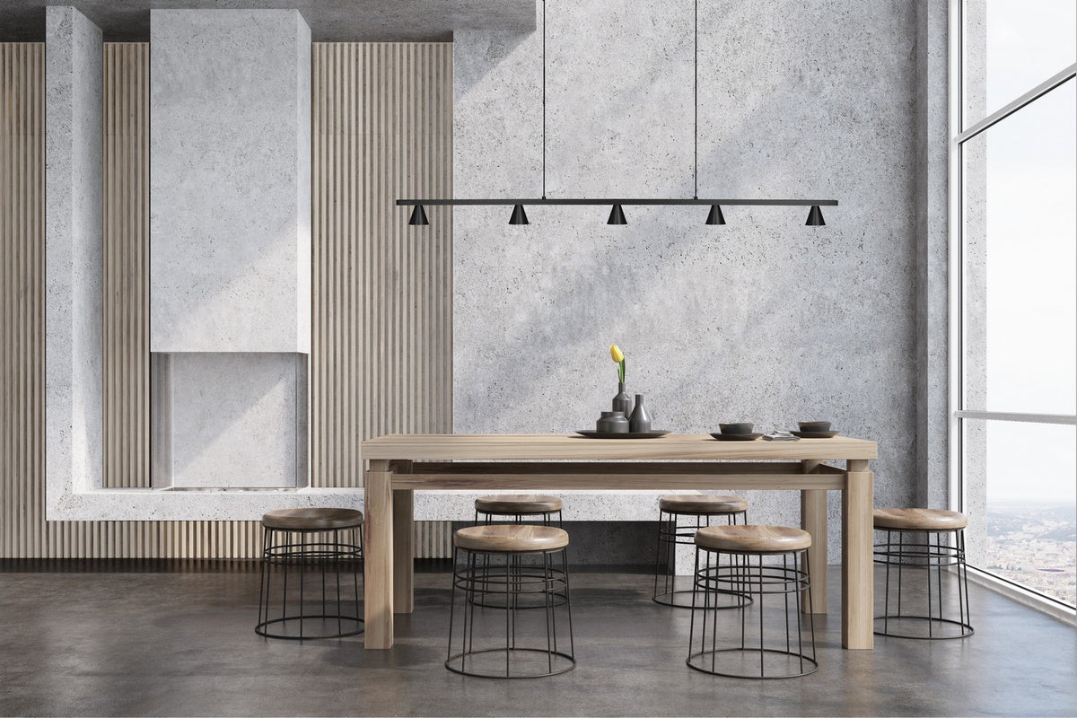 Suspension linéaire Dune Noir, 47 1/2" – vue 2
