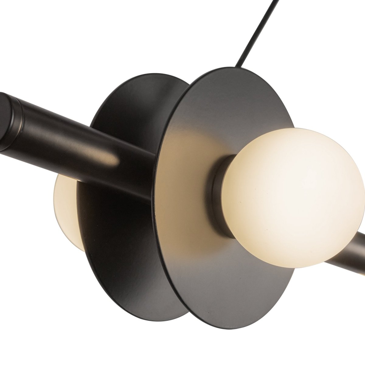 Suspension linéaire Elixir - Noir by Kuzco Lighting | Luminaires & cie
