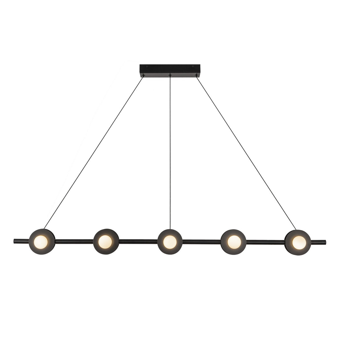 Suspension linéaire Elixir Noir – vue 2