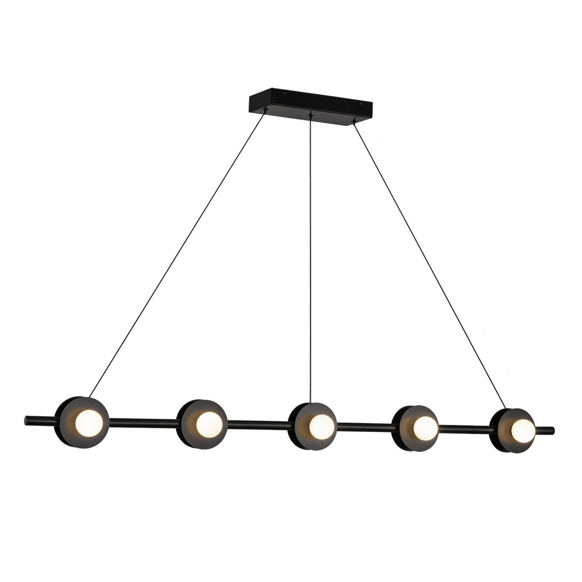 Suspension linéaire Elixir Noir – Kuzco Lighting