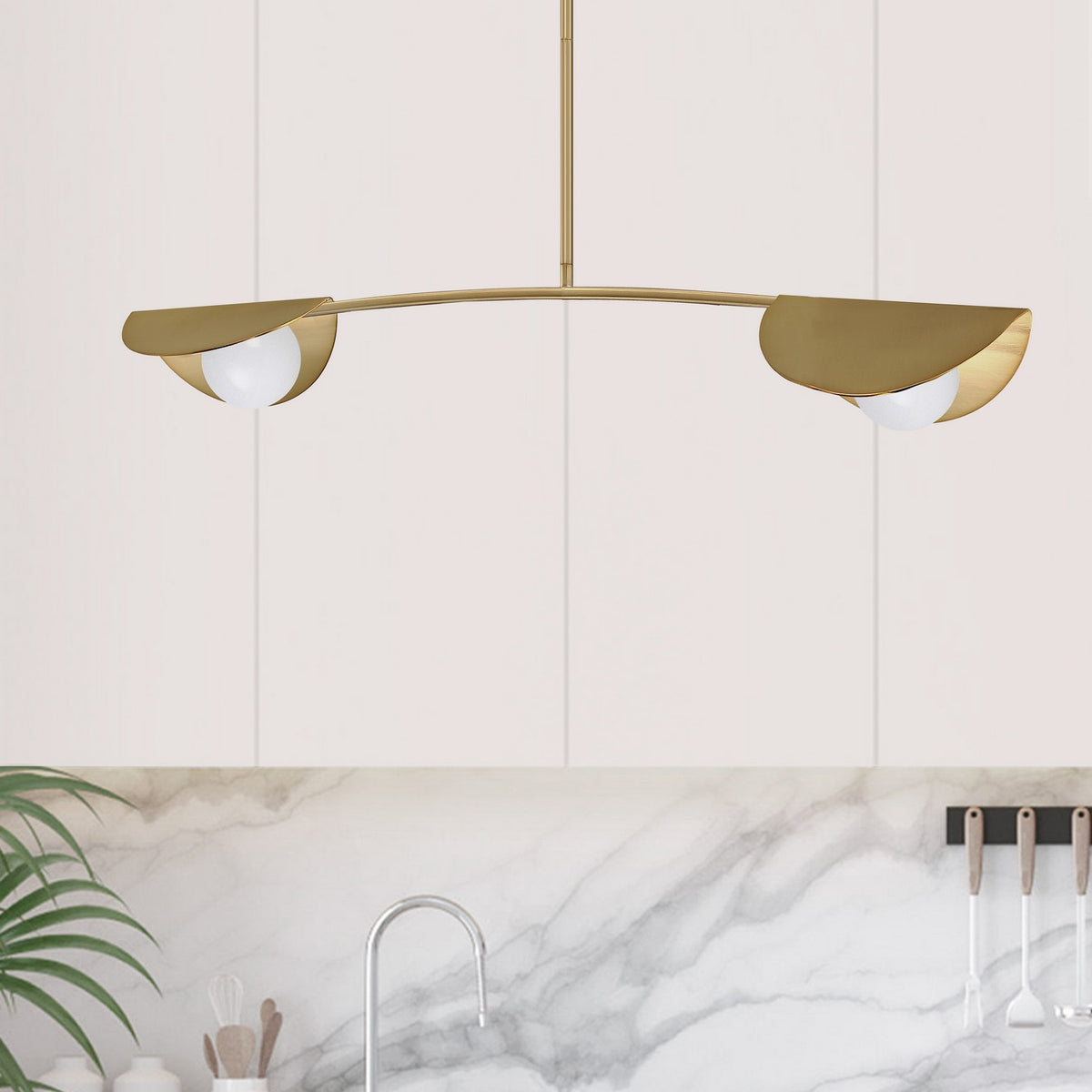 Suspension linéaire Emma Laiton vieilli, 34" – vue 2