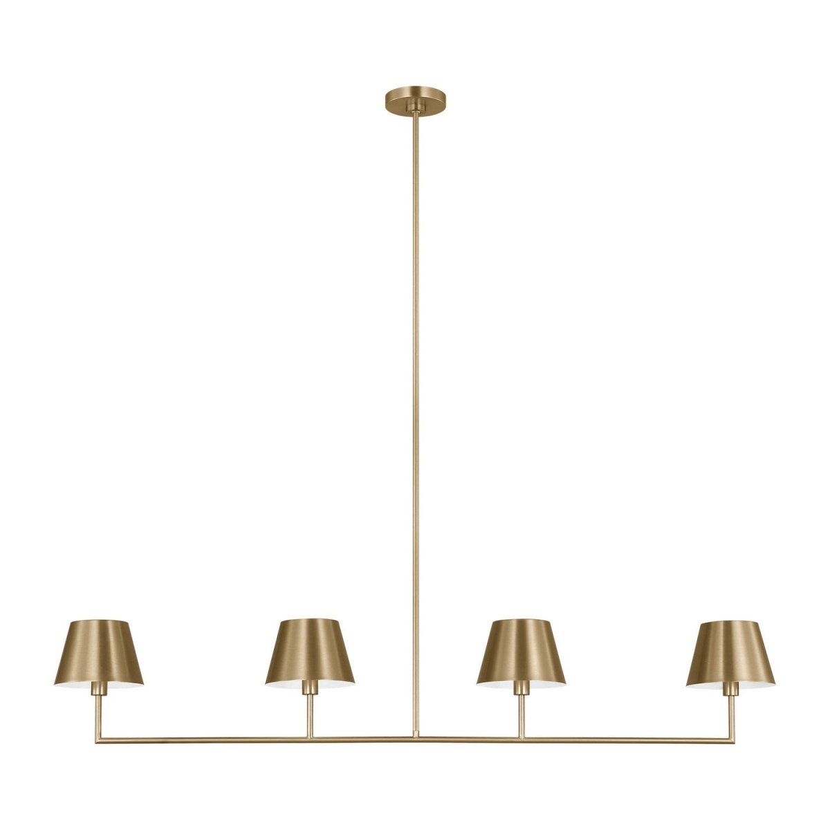 Suspension linéaire Ender - Laiton satiné by Visual Comfort Studio | Luminaires & cie