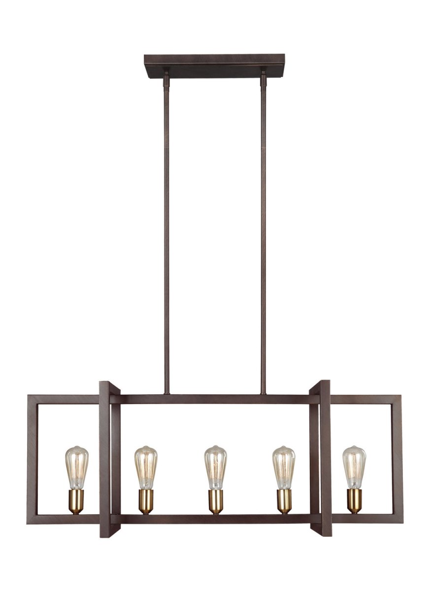 Suspension linéaire Finnegan - 5 by Visual Comfort Studio | Luminaires & cie