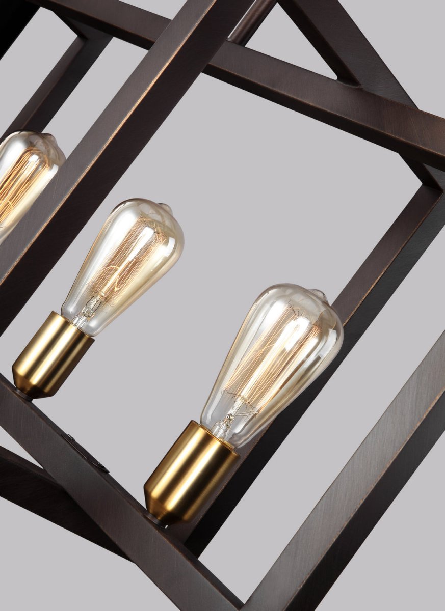 Suspension linéaire Finnegan - 7 by Visual Comfort Studio | Luminaires & cie