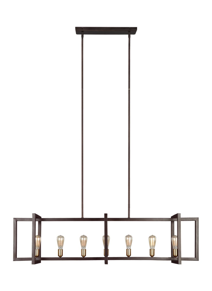 Suspension linéaire Finnegan - 7 by Visual Comfort Studio | Luminaires & cie
