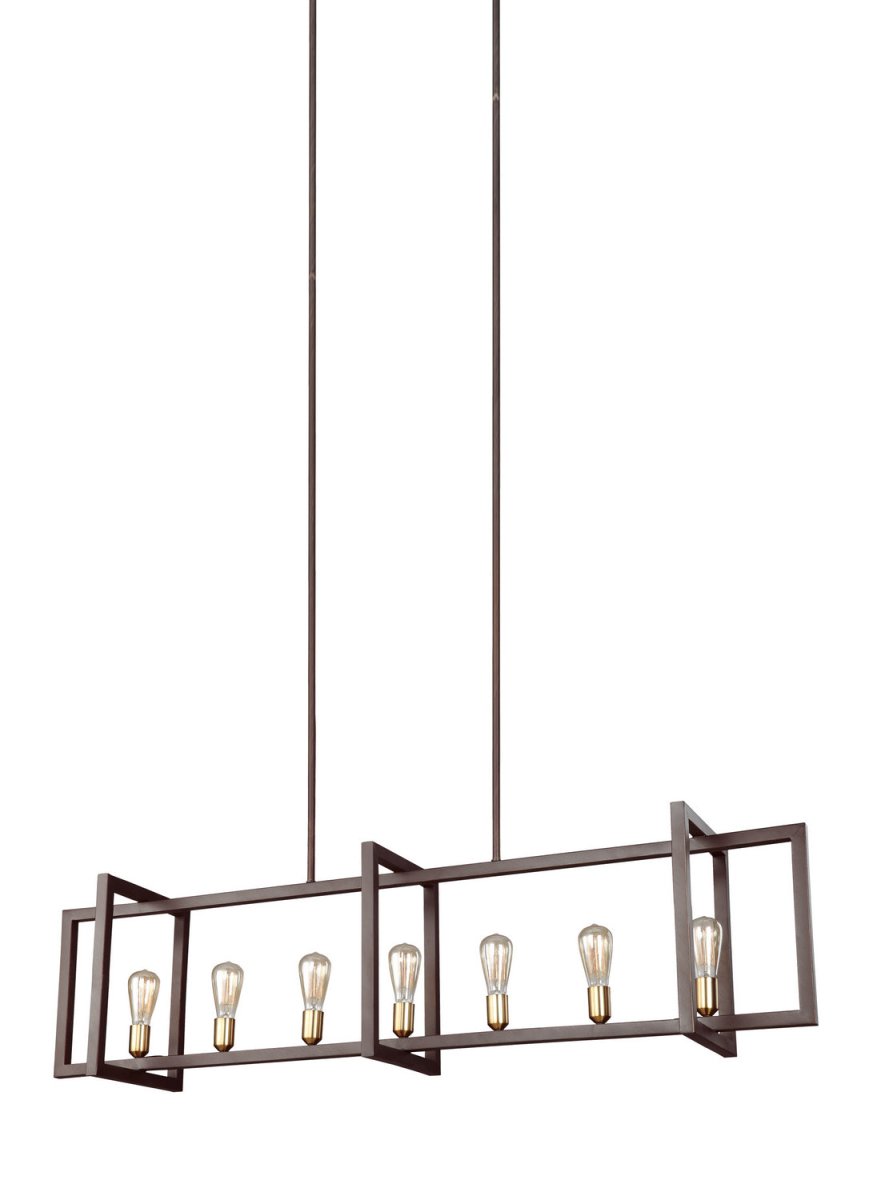 Suspension linéaire Finnegan - 7 by Visual Comfort Studio | Luminaires & cie