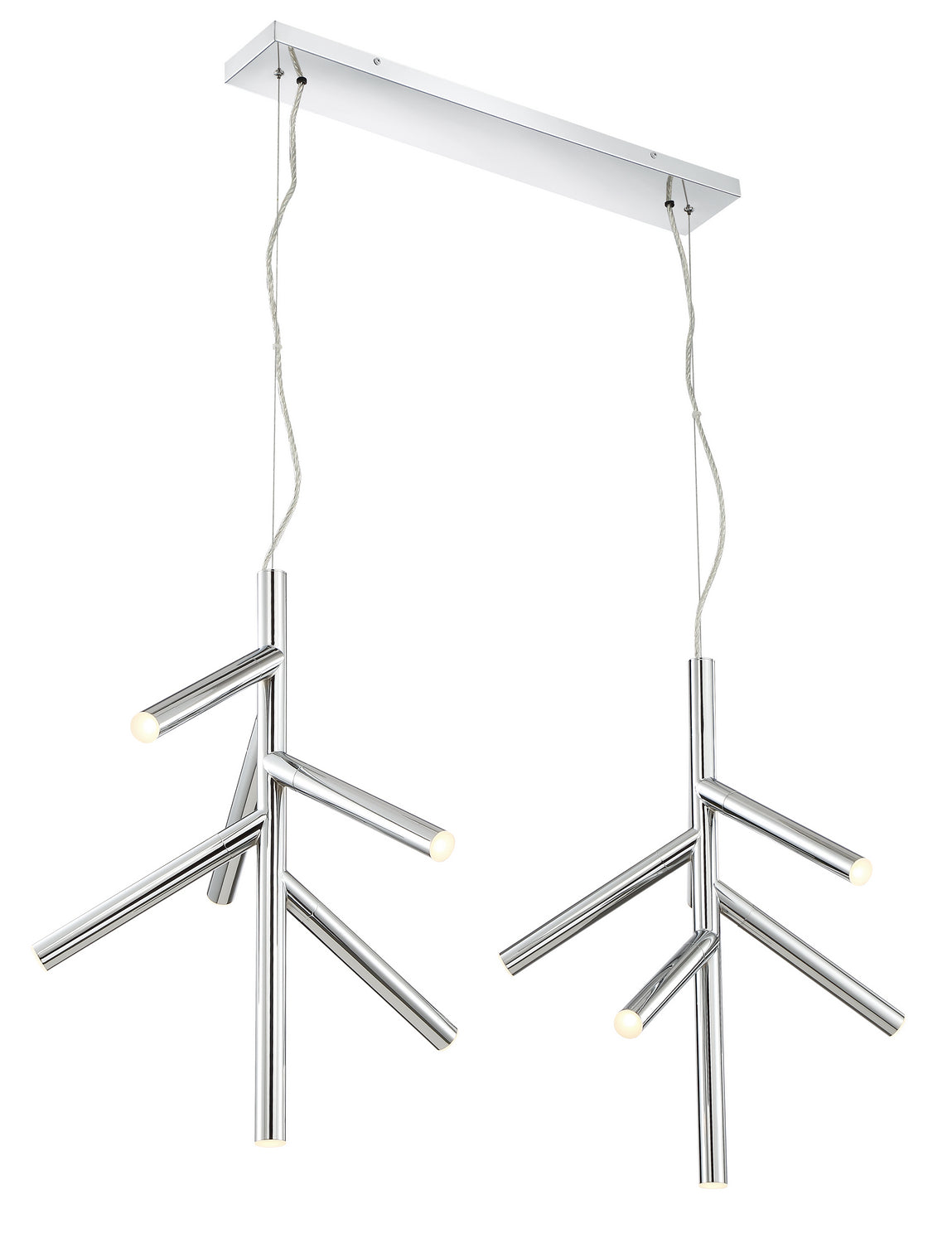 Suspension linéaire Forest — 2-Tier 12 lumières – vue 2