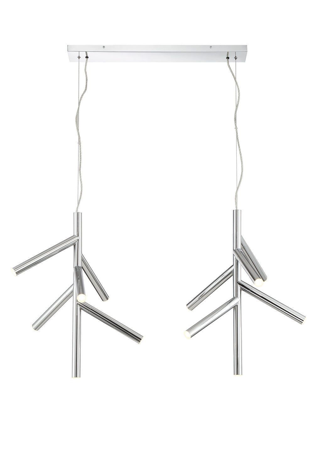 Suspension linéaire Forest — 2-Tier 12 lumières – vue 3