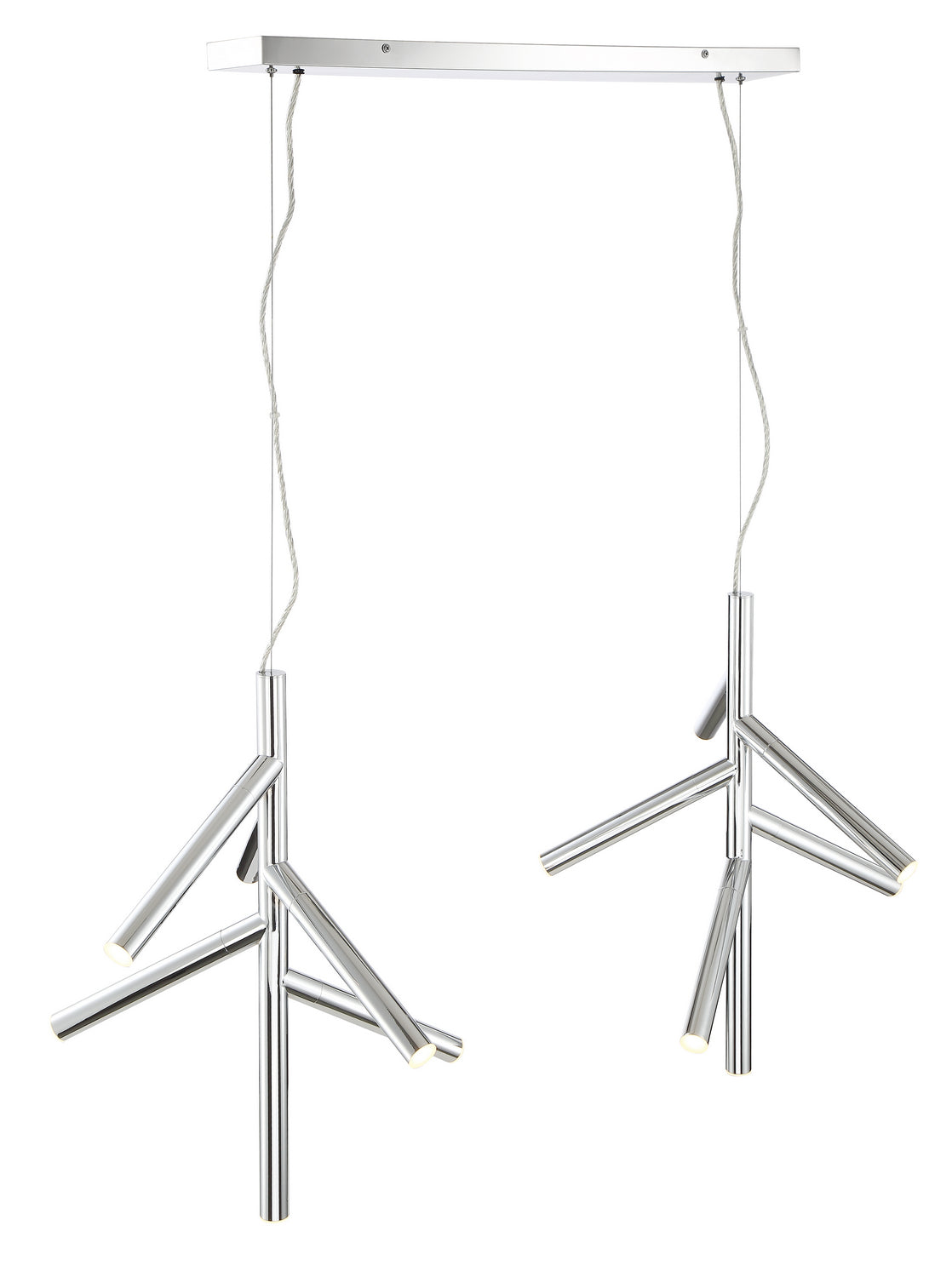 Suspension linéaire Forest — 2-Tier 12 lumières – vue 4