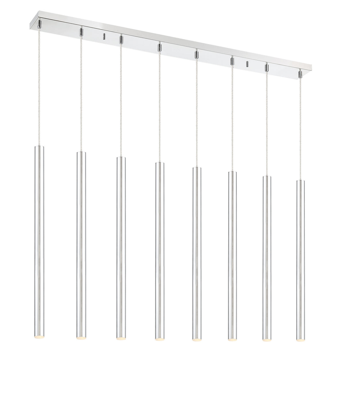 Suspension linéaire Forest — 2-Tier 8 lumières Chrome, 24" – vue 2
