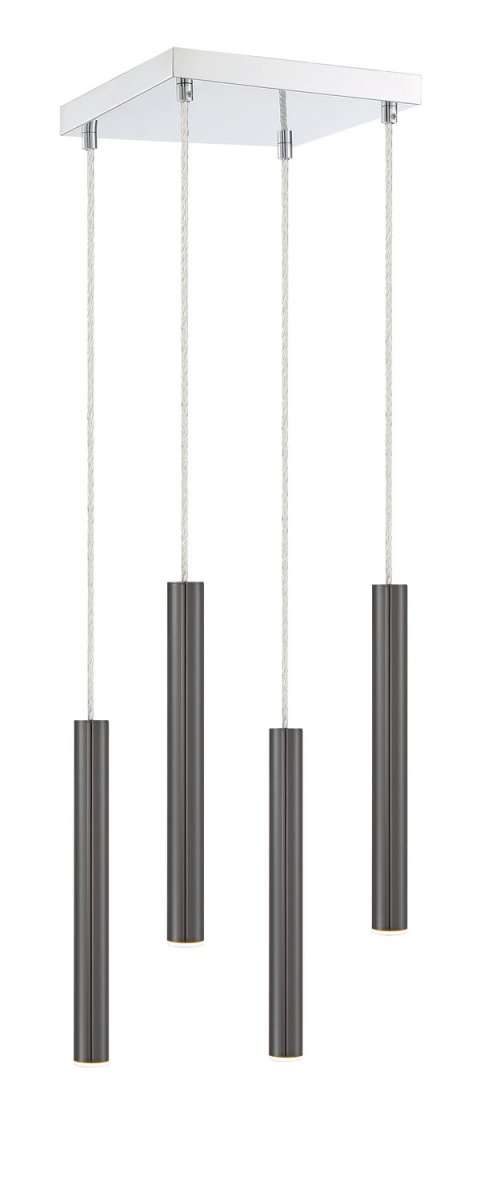 Suspension linéaire Forest — 4 lumières - Blanc mat by Z-Lite | Luminaires & cie