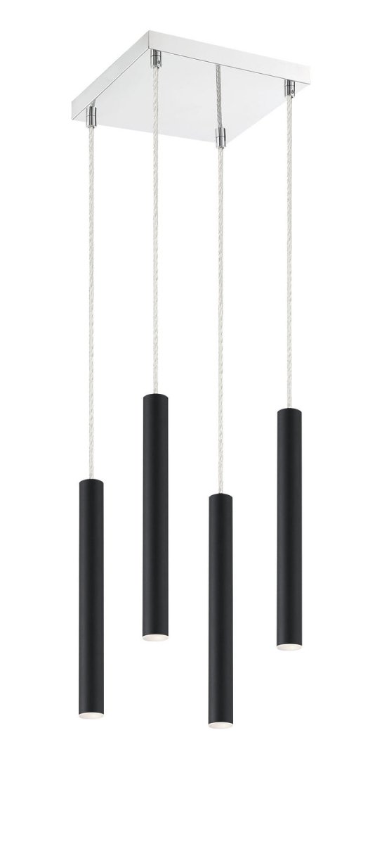 Suspension linéaire Forest — 4 lumières - Blanc mat by Z-Lite | Luminaires & cie