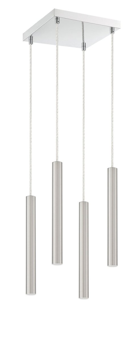 Suspension linéaire Forest — 4 lumières - Blanc mat by Z-Lite | Luminaires & cie