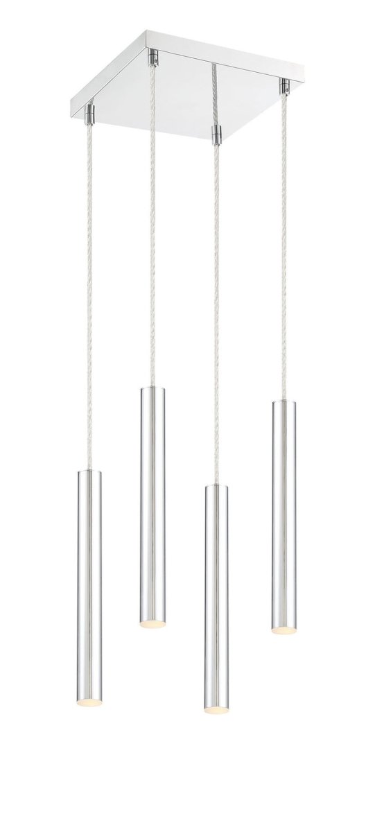 Suspension linéaire Forest — 4 lumières - Blanc mat by Z-Lite | Luminaires & cie