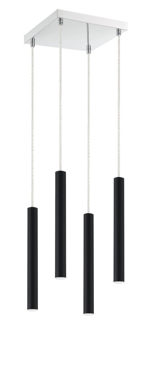 Suspension linéaire Forest — 4 lumières - Blanc mat by Z-Lite | Luminaires & cie