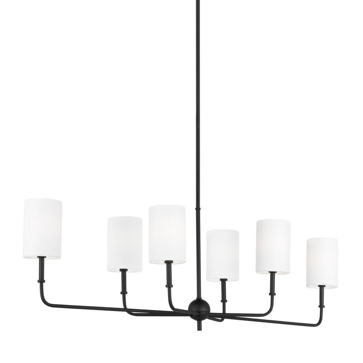 Suspension linéaire Foxdale - Nickel brossé by Visual Comfort Studio | Luminaires & cie
