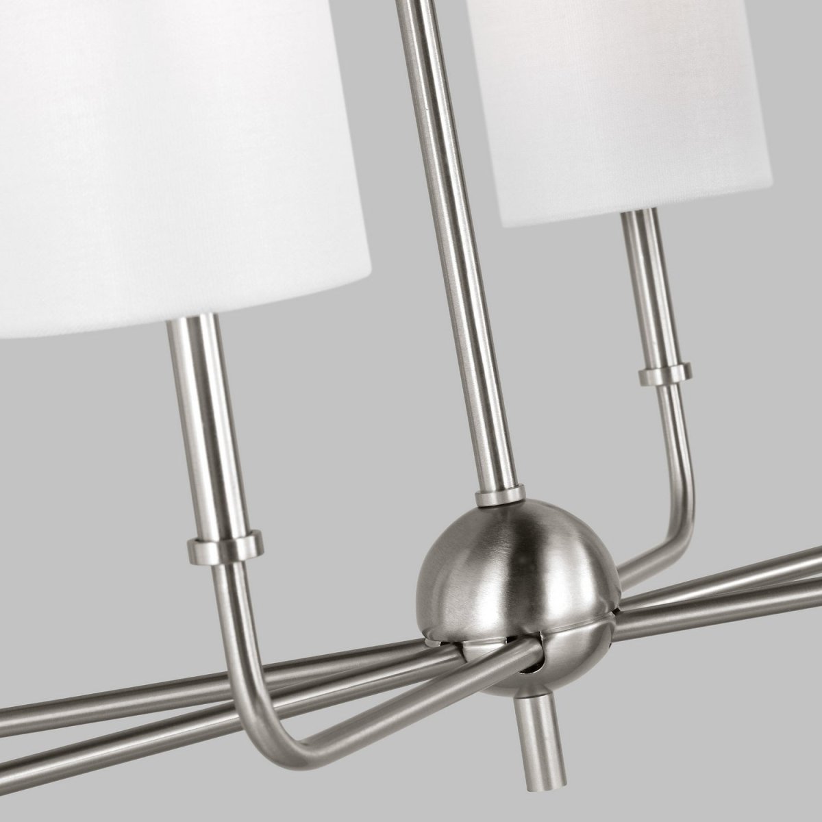 Suspension linéaire Foxdale - Nickel brossé by Visual Comfort Studio | Luminaires & cie