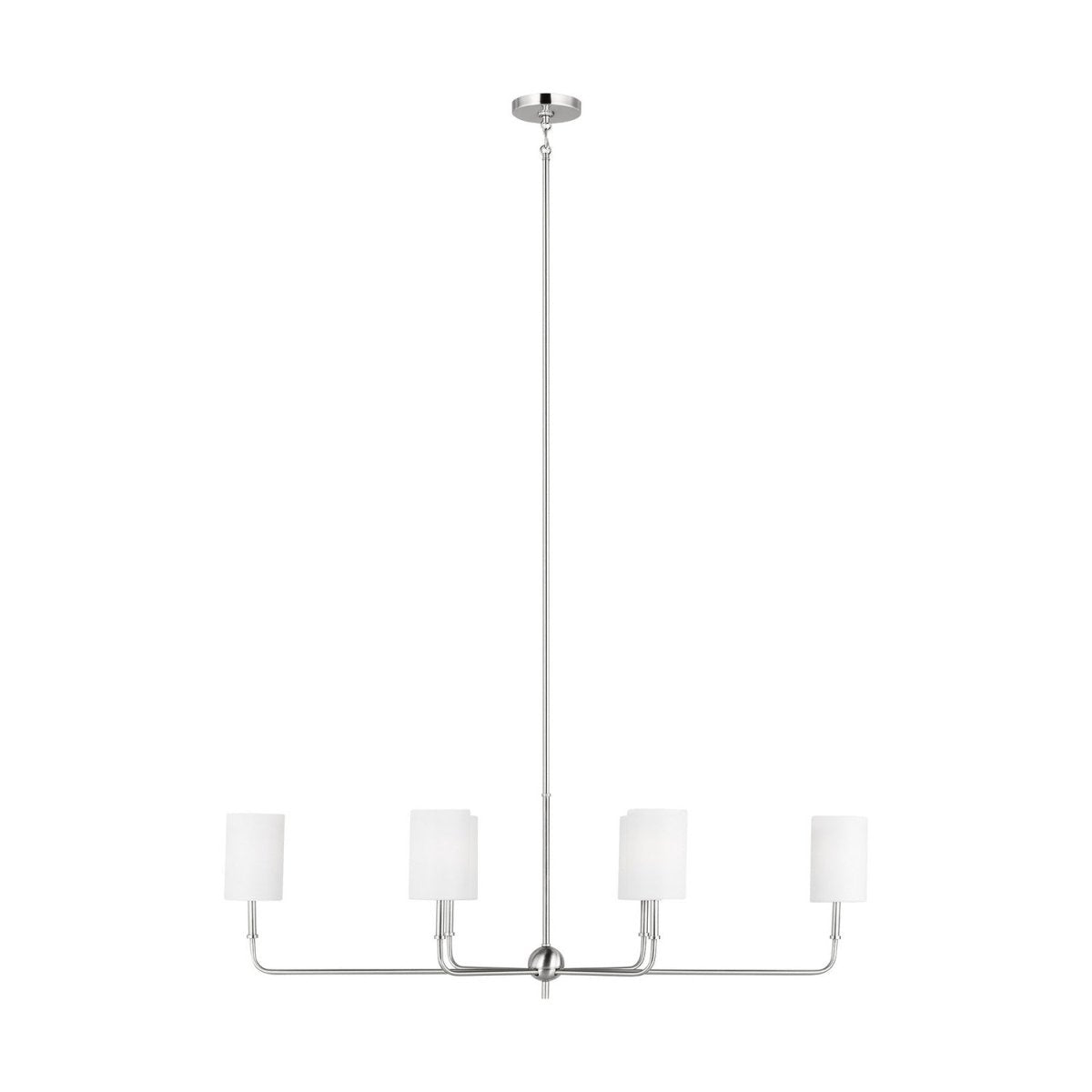 Suspension linéaire Foxdale - Nickel brossé by Visual Comfort Studio | Luminaires & cie