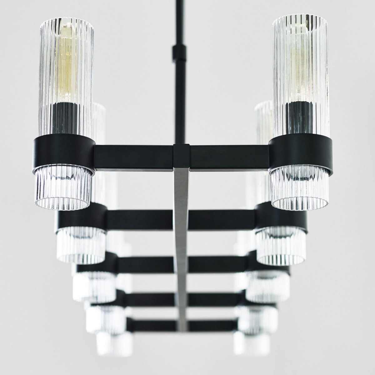 Suspension linéaire Geneva - Nickel poli by Visual Comfort Studio | Luminaires & cie