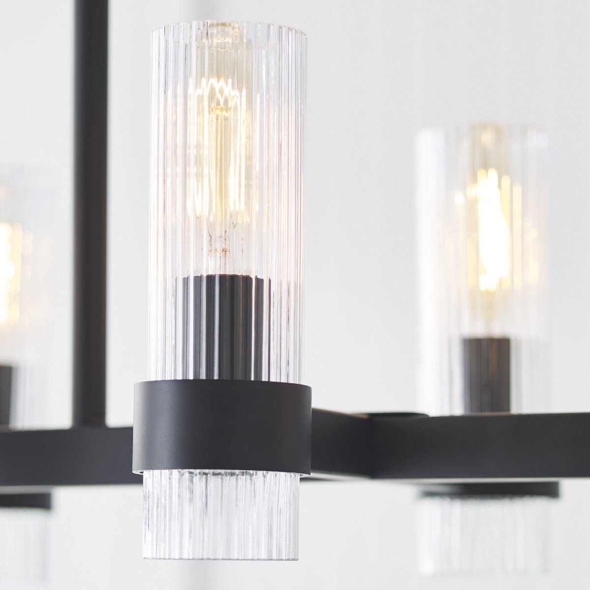 Suspension linéaire Geneva - Nickel poli by Visual Comfort Studio | Luminaires & cie