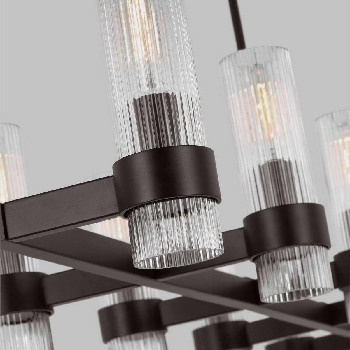 Suspension linéaire Geneva - Nickel poli by Visual Comfort Studio | Luminaires & cie