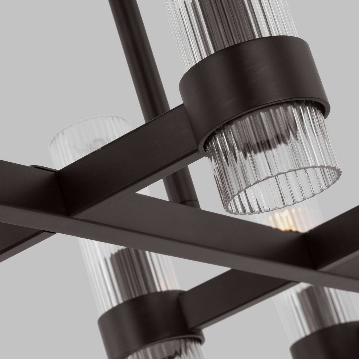 Suspension linéaire Geneva - Nickel poli by Visual Comfort Studio | Luminaires & cie