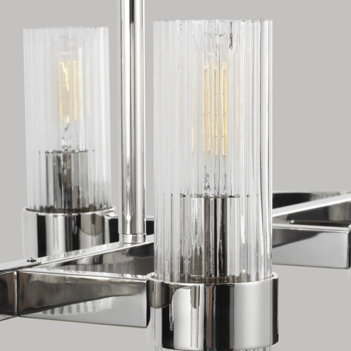 Suspension linéaire Geneva - Nickel poli by Visual Comfort Studio | Luminaires & cie