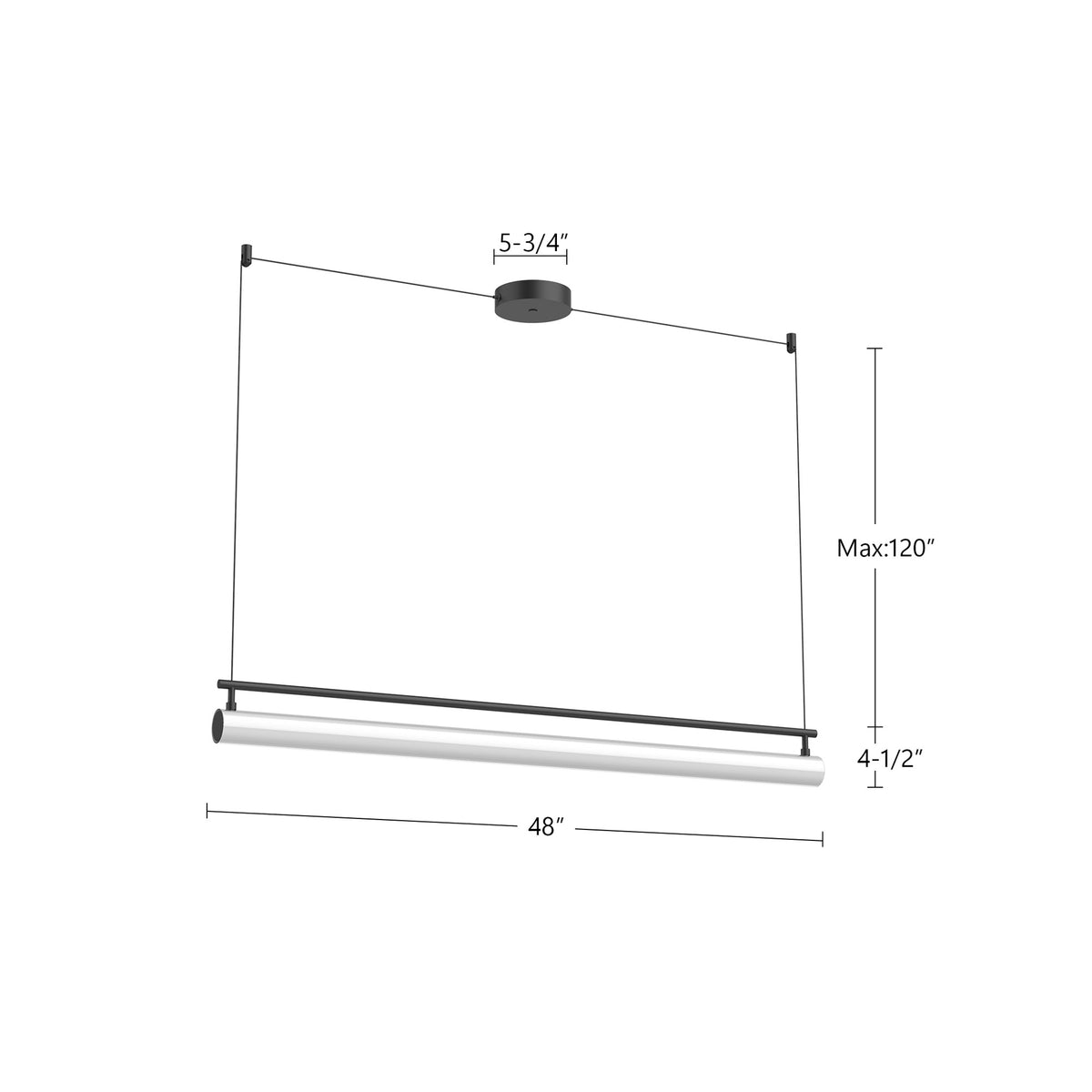 Suspension linéaire Gramercy 2 3/8" – vue 5