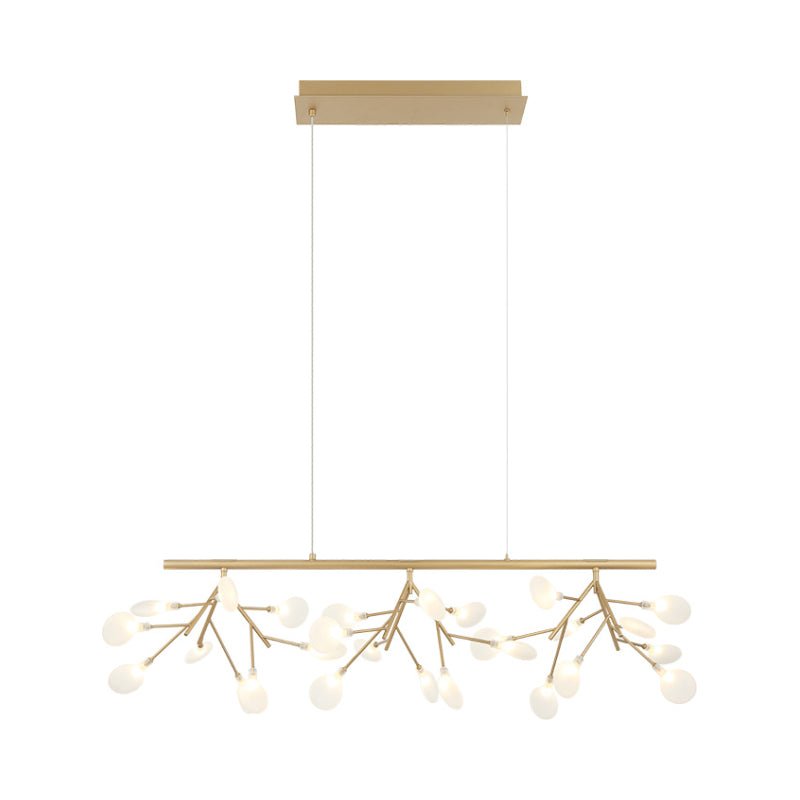Suspension linéaire Hydrangea Bloom - Or by Matteo Lighting | Luminaires & cie