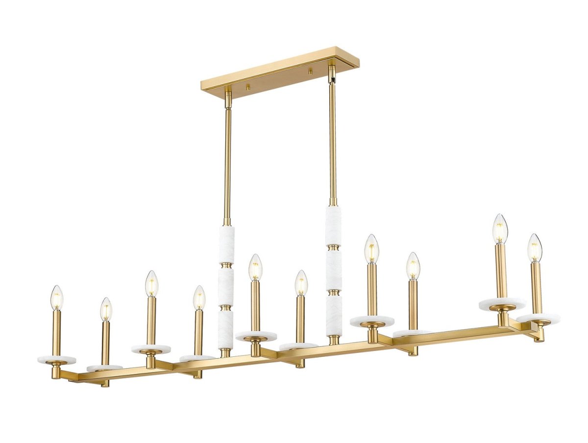 Suspension linéaire Kaden - Or moderne 10 by Z-Lite | Luminaires & cie